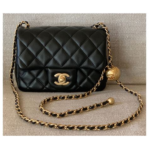 chanel pearl crush price|Chanel mini flap bag with top handle.